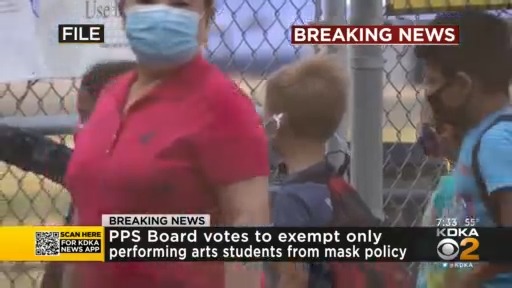 Pittsburgh Public Schools Board Exempts Performing Arts Students From Mask Mandate